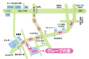 相模原市特別養護老人ホームグレープの里地図